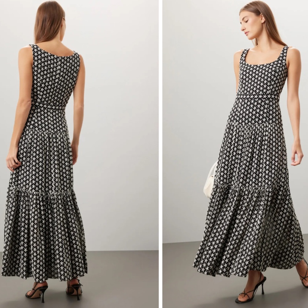 Club Monaco Embroidered Maxi Dress
